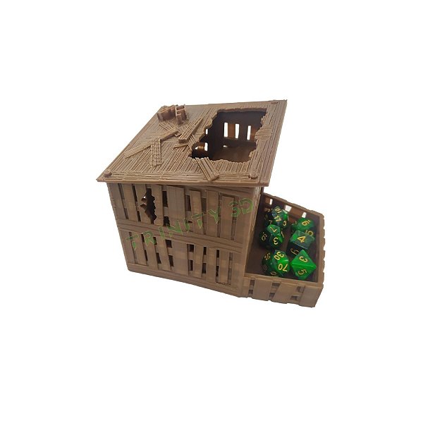 Torre De Dados Casa Casebre Velho Oeste Bang Dice Rpg