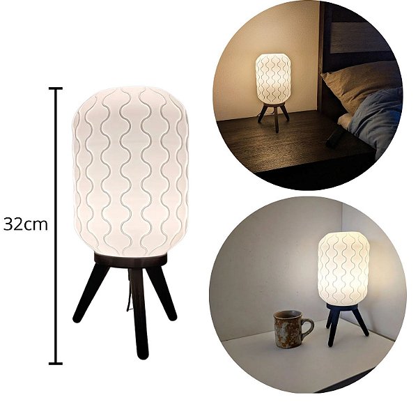 Abajur Luminária Minimalista de Mesa