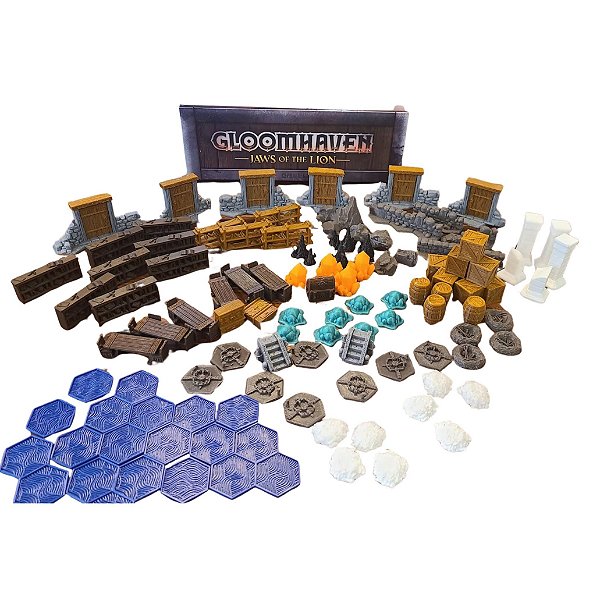 Gloomhaven presas do leão Kit miniaturas mobília cenário 3D