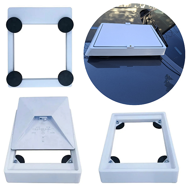 Case Externa Starlink Mini Veicular Fixação Super Imã 4o Gen - 4x66mm