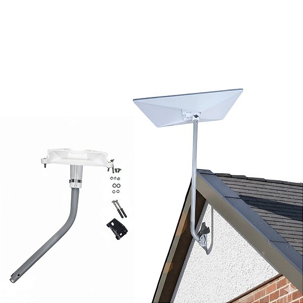 Suporte Fixador Antena Starlink mini 4ª Geração Mastro Articulado Metálico