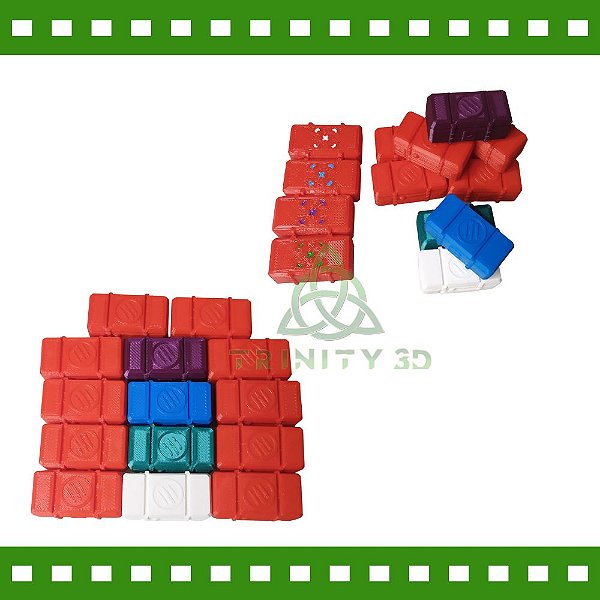 Zombicide Invader Token 3D Box de objetivos