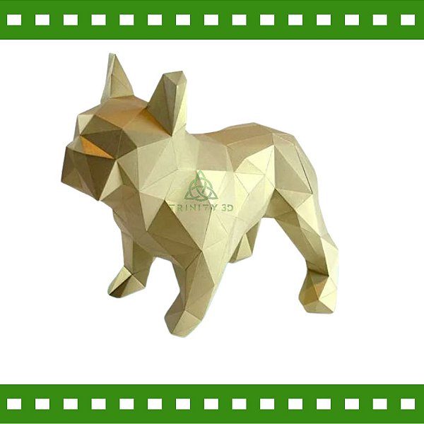 Bulldog Francês - Escultura 3D