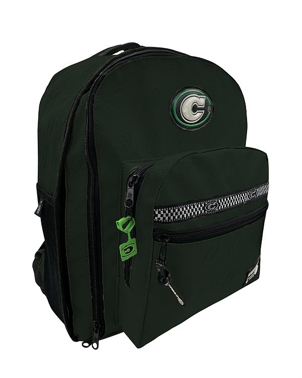 Mochila Company Classic Porta Garrafa - VERDE MILITAR