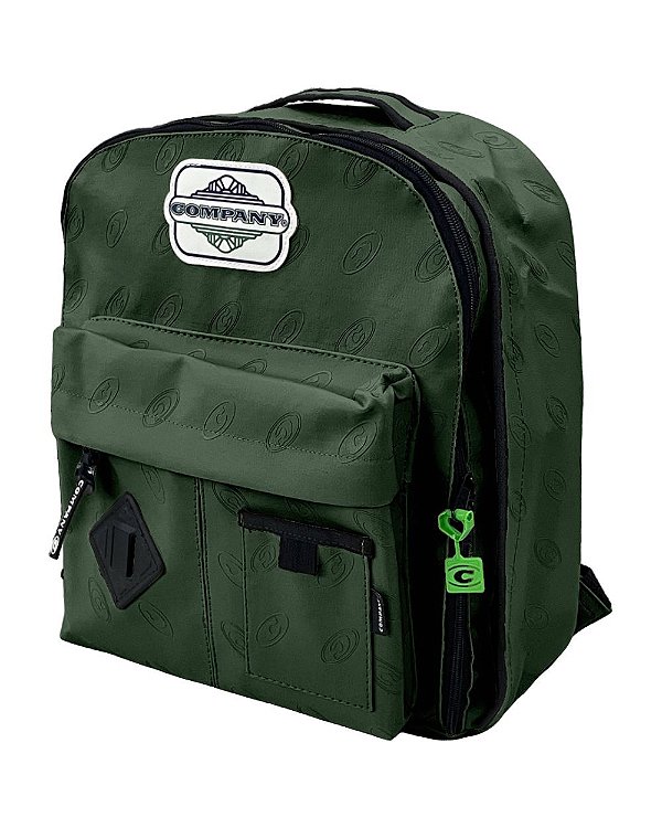 Mochila Company Bolso Duplo - VERDE MILITAR