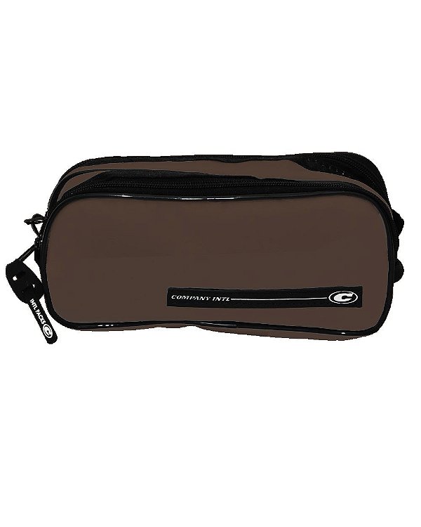 Estojo Duplo - MARROM