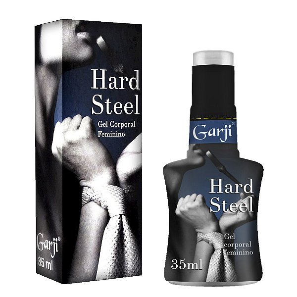 Hard Steel 35ml Excitante Feminino Sensação Hot Esquenta Com Vibração Garji Produtos Sensuais 9479