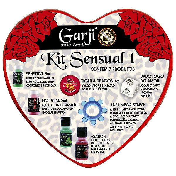 Kit Sensual 01 com 7 Produtos