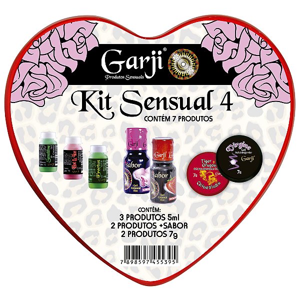 Kit Sensual 04 com 7 Produtos
