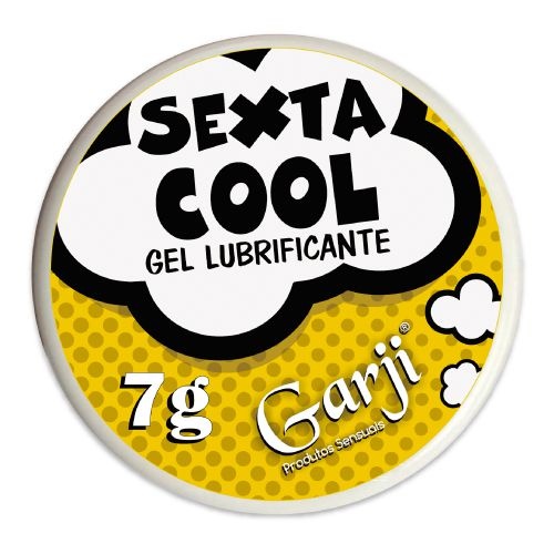 Sexta Cool 7G Gel Dessensibilizante Natural com Silicone para Sexo Anal Linha 7 Intenções