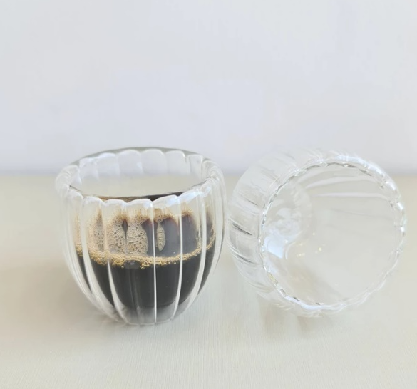 CJ 2 COPOS P/CAFE DE VIDRO CLASSIC 80ml - LYOR