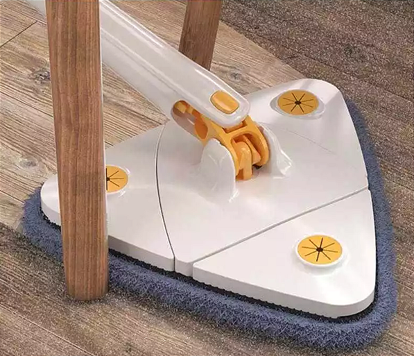 MOP TRIÂNGULO RODO MÁGICO ESFREGÃO PARA LIMPEZA 360º AJUSTÁVEL - CLINK
