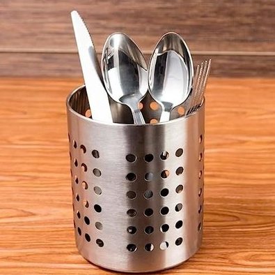 PORTA TALHERES DE AÇO INOX 9,5X12CM - CLINK