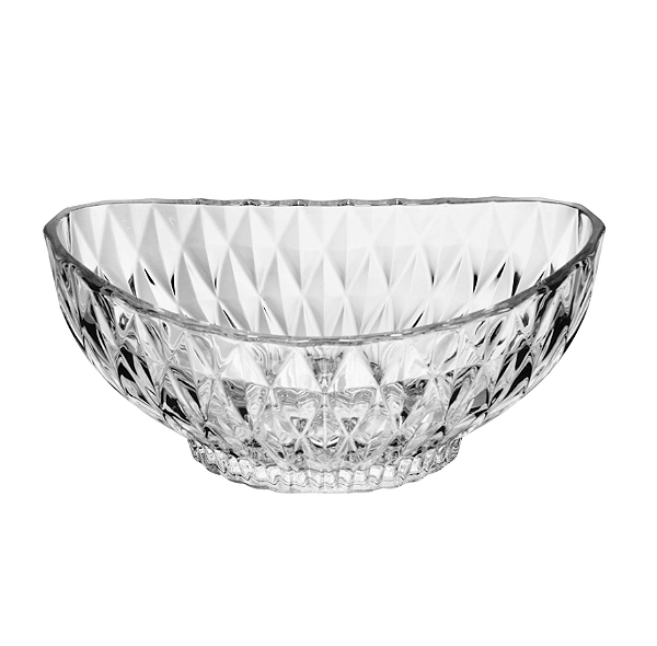 CENTRO DE MESA DE CRISTAL ECOLÓGICO DIAMOND 28X15X13CM - LYOR