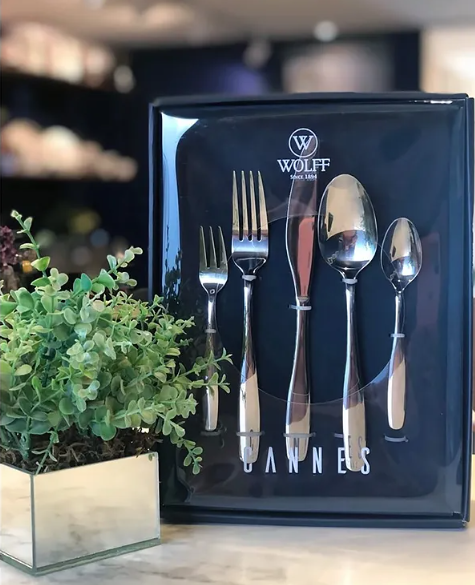 FAQUEIRO 20 PEÇAS DE AÇO INOX CANNES - WOLFF