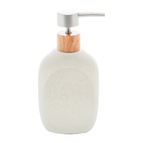 PORTA SABONETE LIQUIDO DE CERAMICA GRANILITE 430 ML - LYOR
