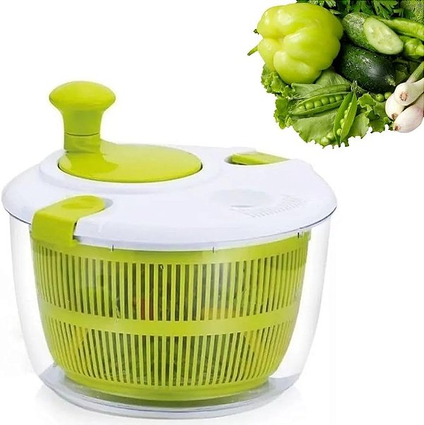 SECADOR SALADA 5L PLASTICO PP E PS 24,5CM X 19,5CM - CLINK
