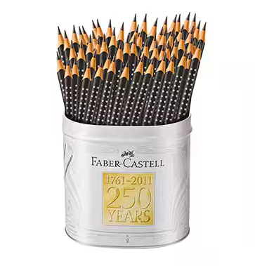 ECOLÁPIS GRIP GRAFITE PRETO 2001B - FABER CASTELL