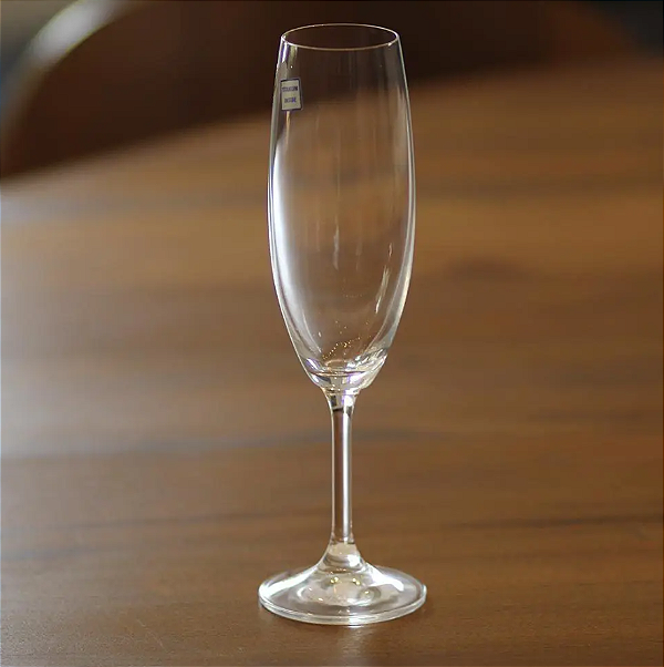TAÇA DE CRISTAL ECOLÓGICO PARA DEGUSTAÇÃO CHAMPANHE 220ML - LYOR