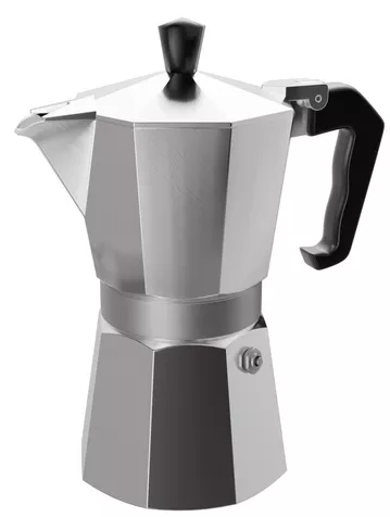 CAFETEIRA ITALIANA DE ALUMÍNIO COM CABO REFORÇADO 6 DOSES 250ML - LYOR