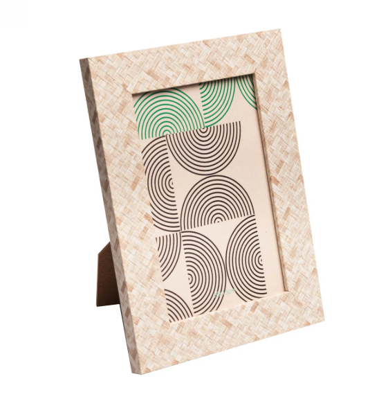 PORTA RETRATO POLIESTIRENO GEOMETRIC CINZA 10X15CM - WOLFF