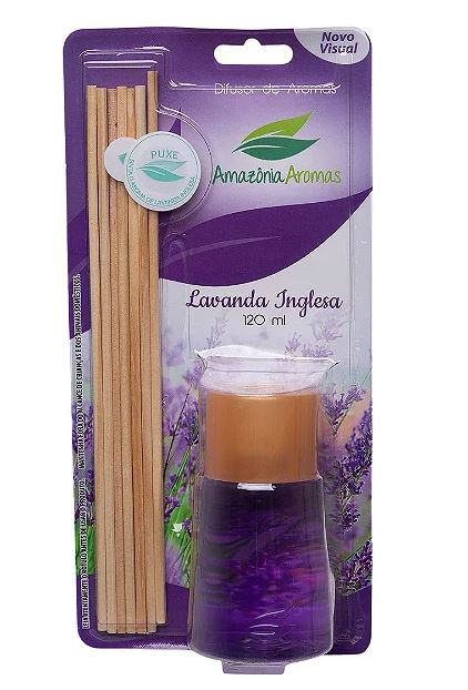 BLISTER AMAZONIA AROMAS 120ML LAVANDA INGLESA - AMAZONIA AROMAS