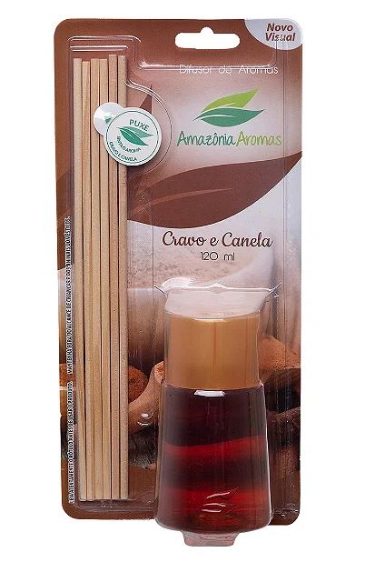 BLISTER AMAZONIA AROMAS 120ML CRAVO E CANELA - AMAZONIA AROMAS