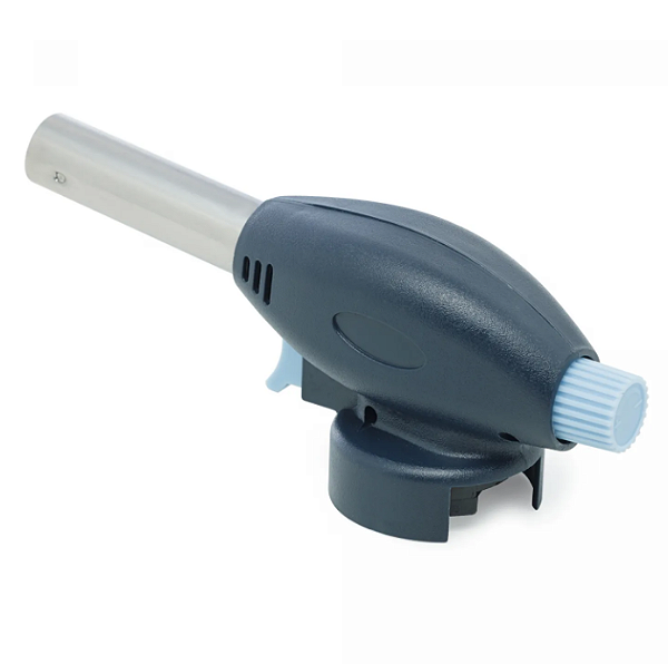 MAÇARICO CULINÁRIO PORTÁTIL DE AÇO INOX 17X6CM - LYOR