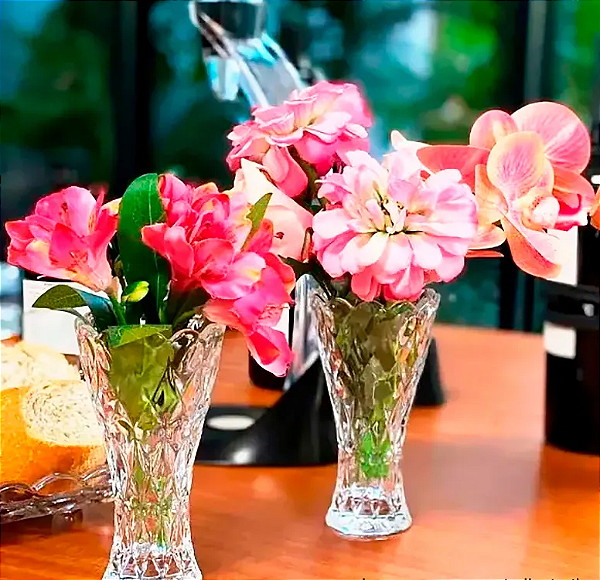 VASO DE CRISTAL DE CHUMBO ANGEL 14X8CM - WOLFF