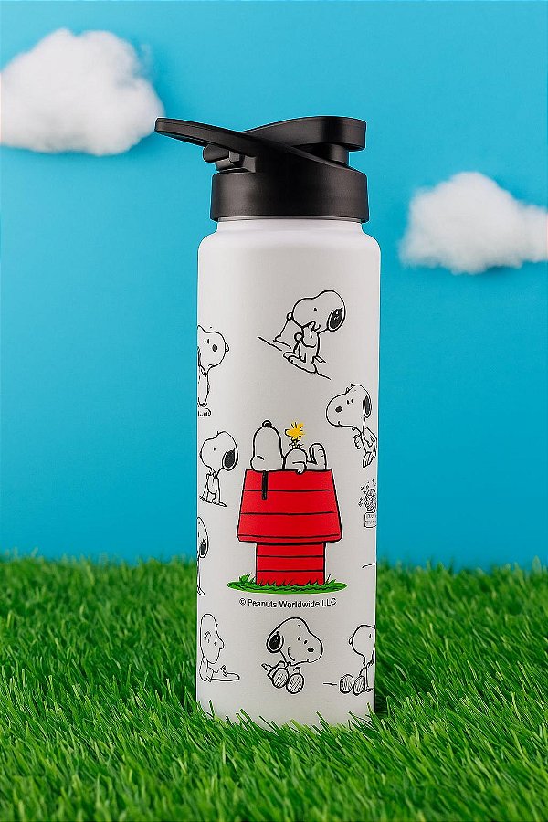 GARRAFA SQUEEZE SPORT SNOOPY 750ML - BANDEIRANTES