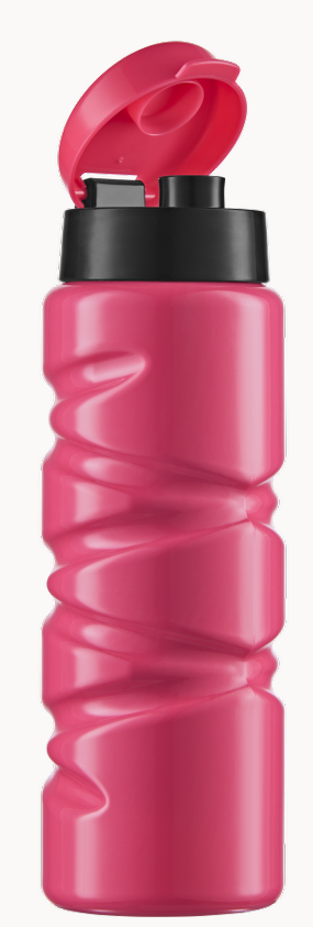 GARRAFA SQUEEZE ROSA FLORESCENTE 750ML - BANDEIRANTES