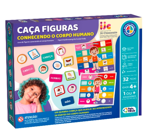 Caça Figuras - Conhecendo o Corpo Humano - UNICA - 791901-1
