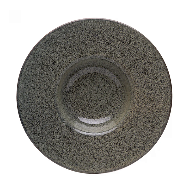 PRATO PARA RISOTO DE CERÂMICA MUSK VERDE 28CM - WOLFF
