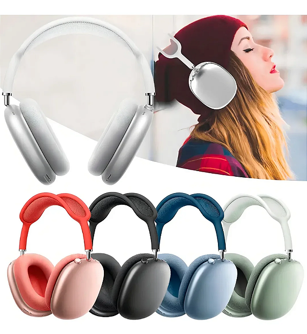 FONE DE OUVIDO HEADSET BLUETOOTH KIMI P9 CORES