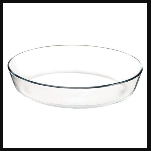 TRAVESSA ASSADEIRA DE VIDRO OVAL 25X17X6CM 1,5 LITROS - FLASHGOODS