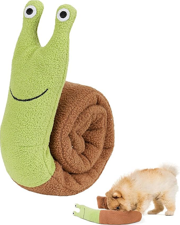 BRINQUEDO PARA PET INTERATIVO COM SOM CARACOL 68X6CM - C3B