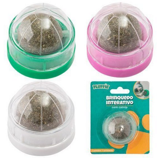 BRINQUEDO INTERATIVO PARA PET COM CATNIP 4X4CM - C3B