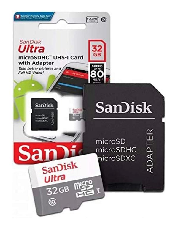 CARTÃO DE MEMÓRIA 32GB SANDISK