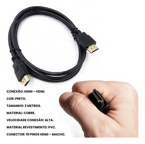 CABO HDMI 2 METROS