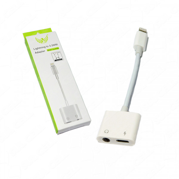 Cabo Adaptador Compatível Lightning P2 Branco