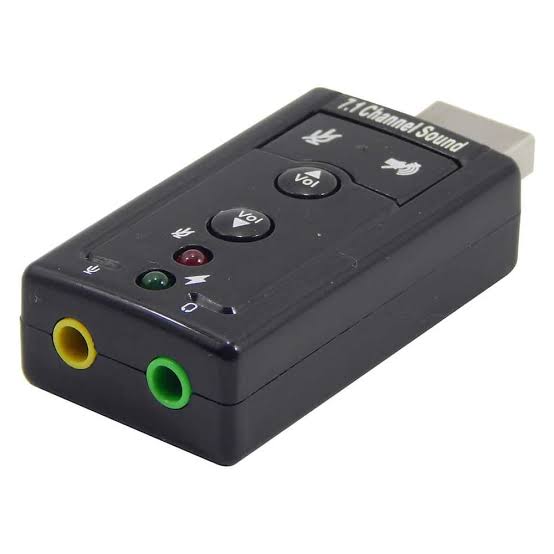 Placa De Som Usb 7.1 Adaptador Audio P2 P3 Pc Notebook