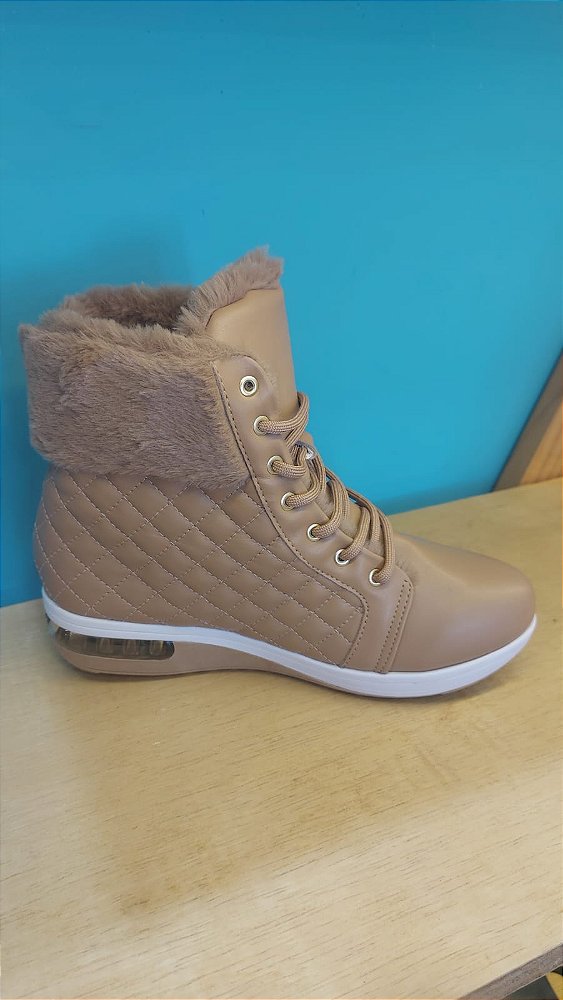 Bota Camel/branca Aviador