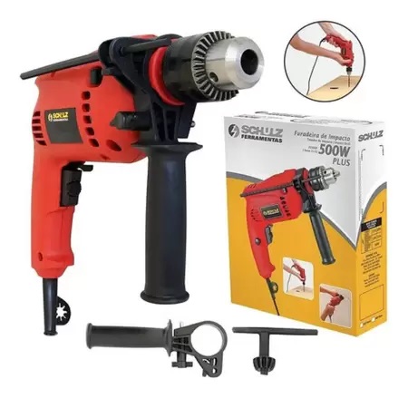 Furadeira de Impacto 1/2'' 500W - 220v Schulz