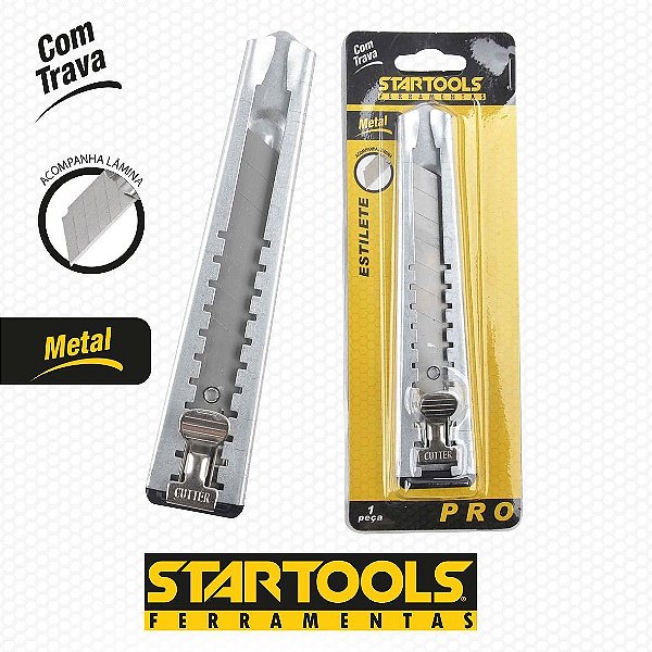 Estilete de Metal com Trava StarTools