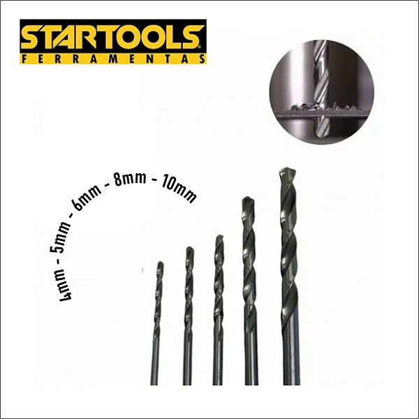 Jogo de Brocas Metal 5 Peças STARTOOLS