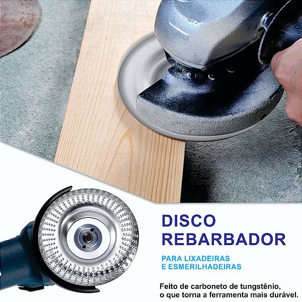 Disco Desbaste Madeira Cônico 4.1/2