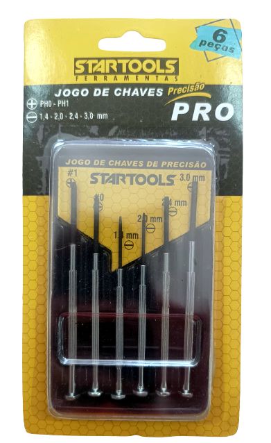 Jogo de Chaves Precisão PRO 6pçs Startools