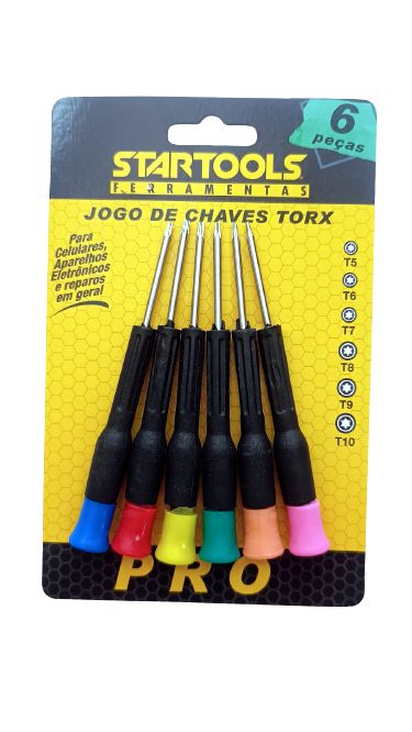 Jogo de Chaves Torx Precisão 6 Peças StarTools