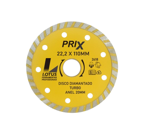Disco Diamantado 110x22.23mm Turbo Lotus