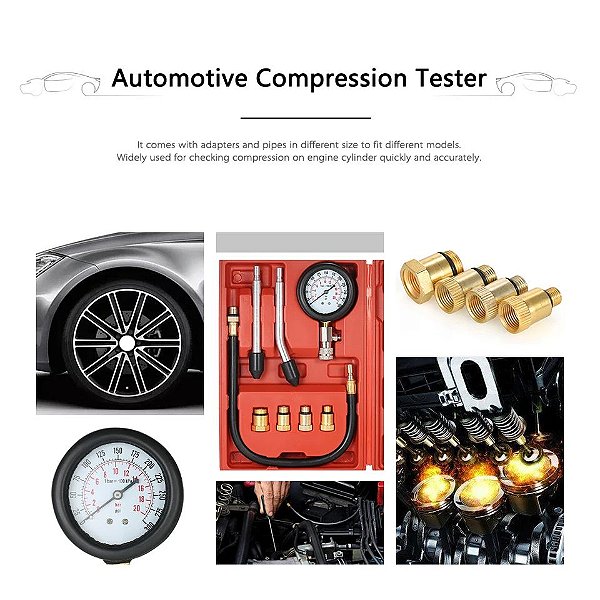 Kit Testador de Compressão de Cilindro